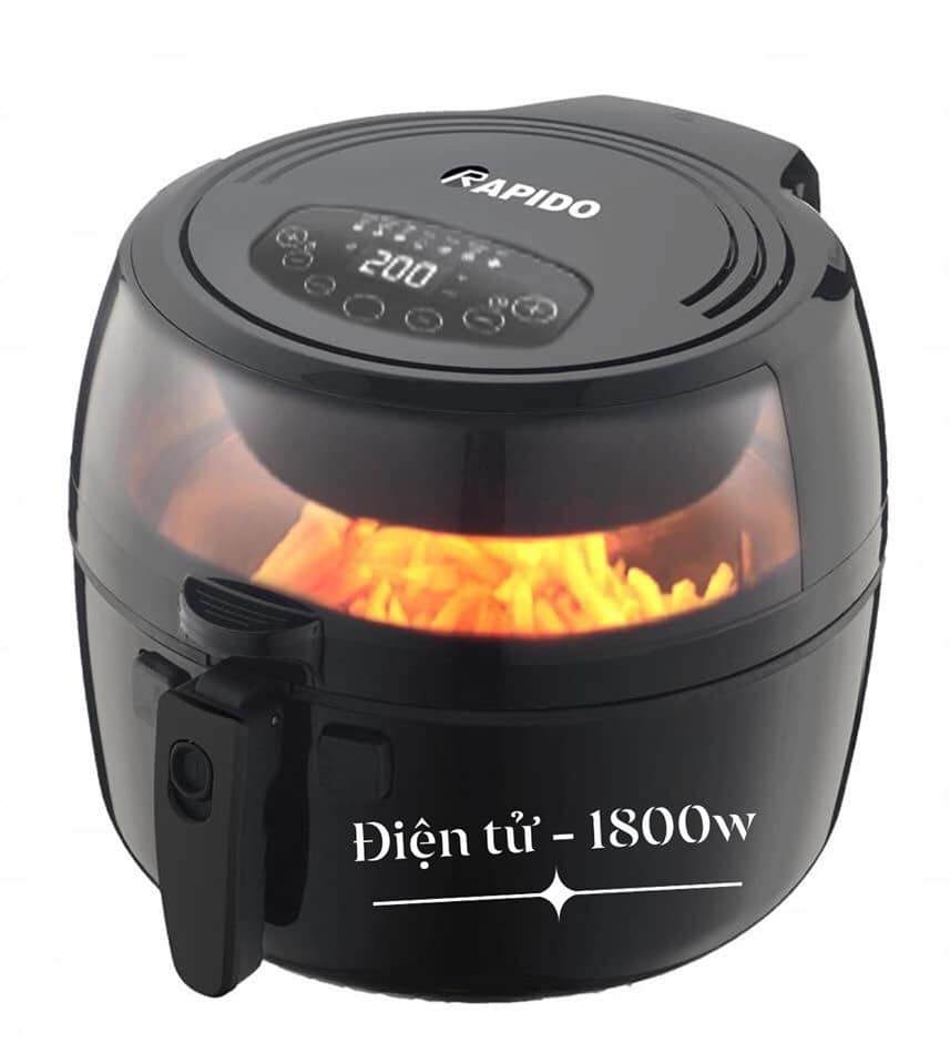 Nồi chiên không dầu RAPIDO RAF6.5M LUX ( Điều khiển cơ )