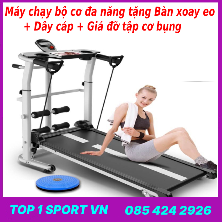 >> SO SÁNH GIÁ MÁY TẬP BỤNG THẾ HỆ MỚI | Shopee Lazada Sendo Tiki 12 Máy tập chạy bộ cơ đa năng King Sport thế hệ mới - Tặng kèm bàn xoay eo giảm mỡ bụng + giá tập bụng + dây cáp tập tay - Bảo hành 12 tháng