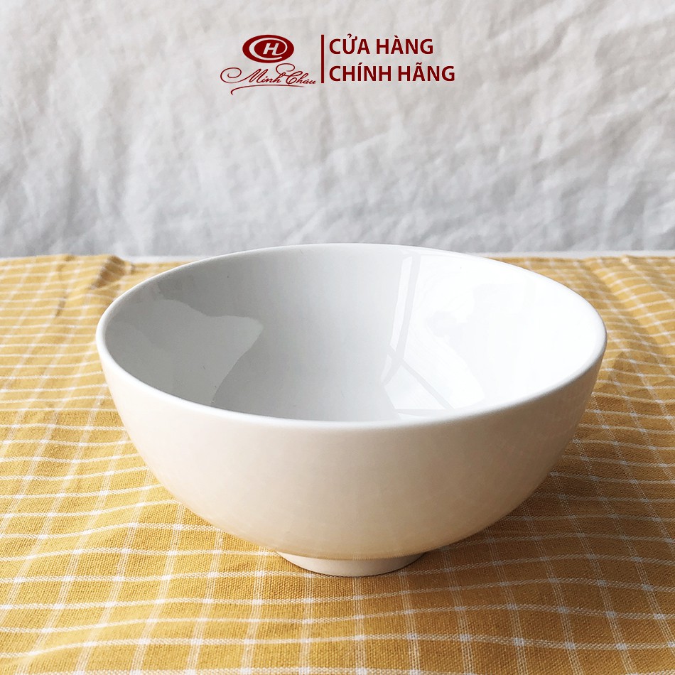 Bộ Bát Cơm Trắng Trơn 11cm - Sứ Minh Châu - C06