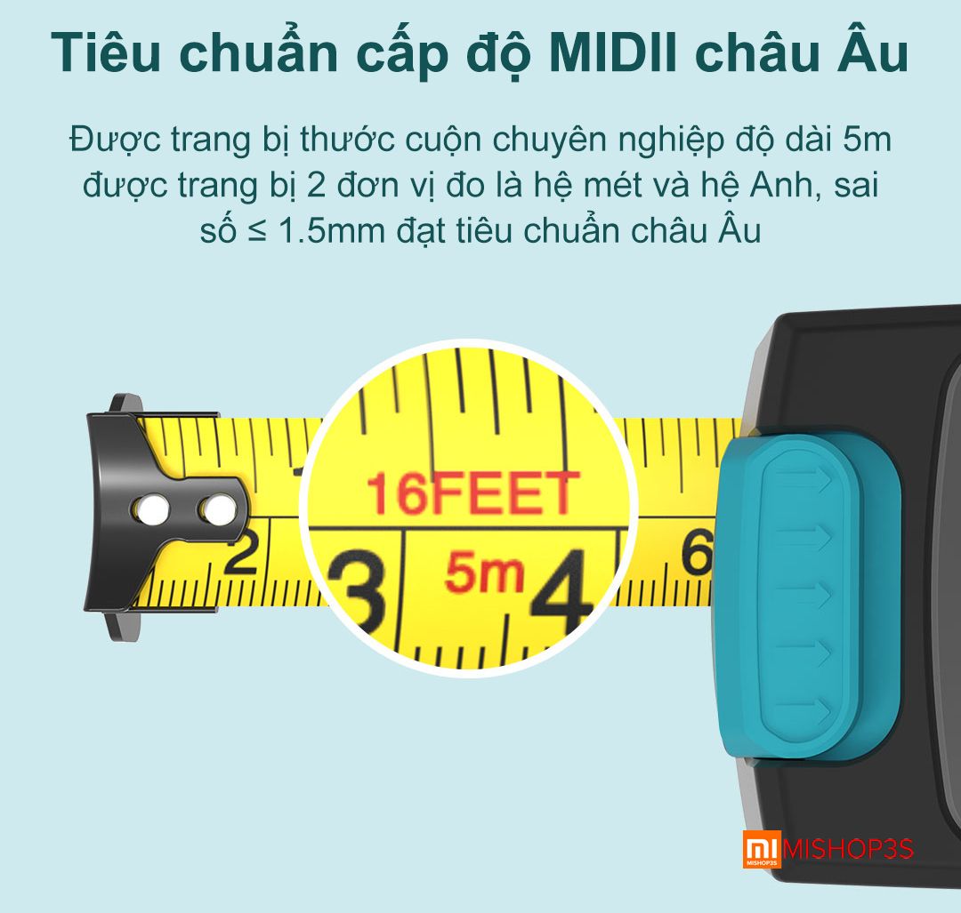 Thước cuộn laser Xiaomi Mileseey DT10