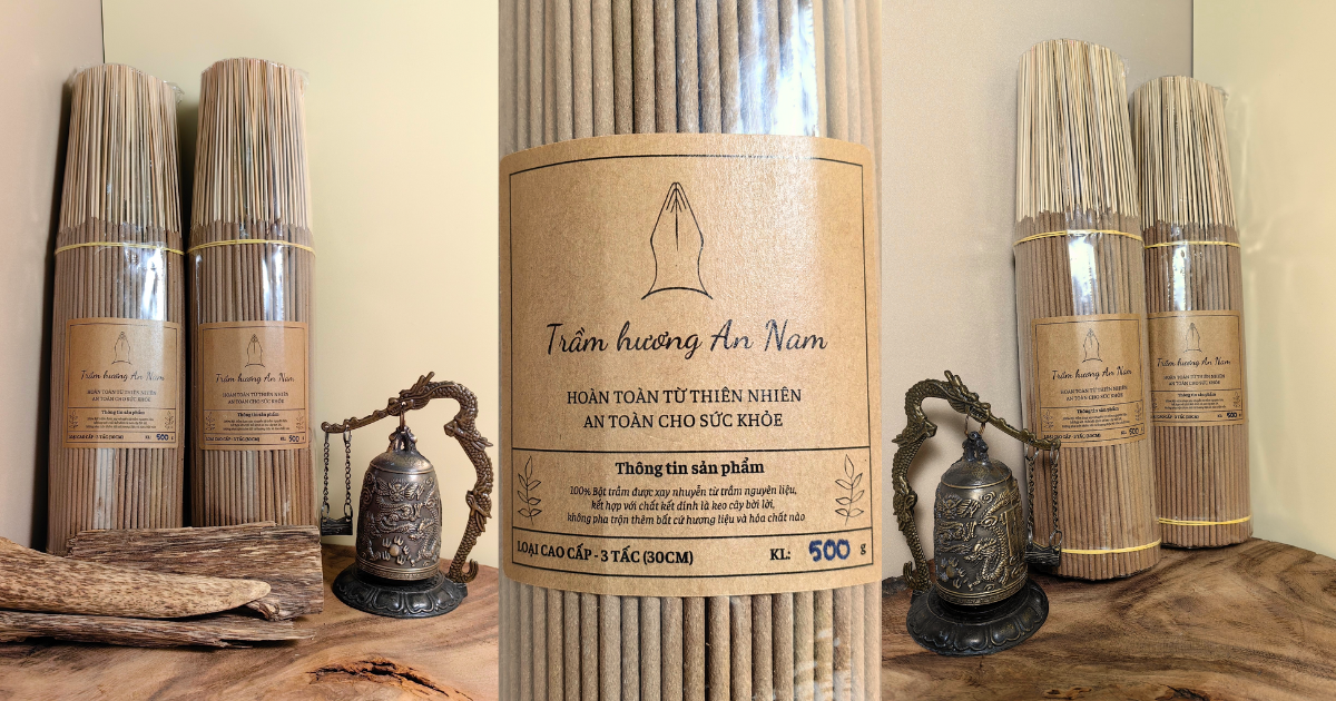 Nhang trầm cao cấp (40cm / 30cm/ 20cm) - Trầm hương An Nam