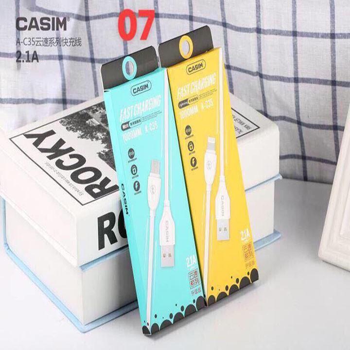 (SIÊU RẺ) CÁP SẠC CASIM CHÂN MICRO - SẠC NHANH SIÊU BỀN