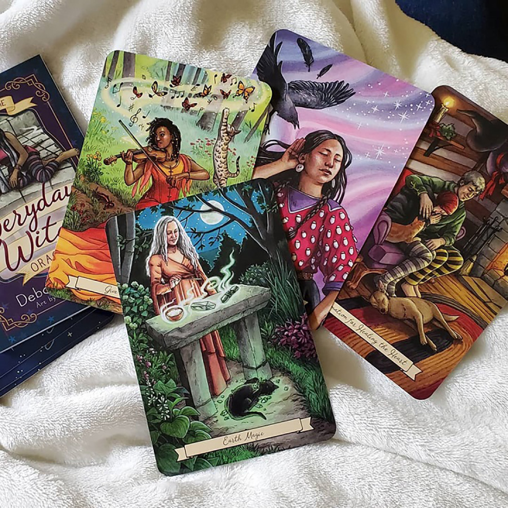 Bộ Bài Oracle Everyday Witch Oracle Tặng Đá Thanh Tẩy