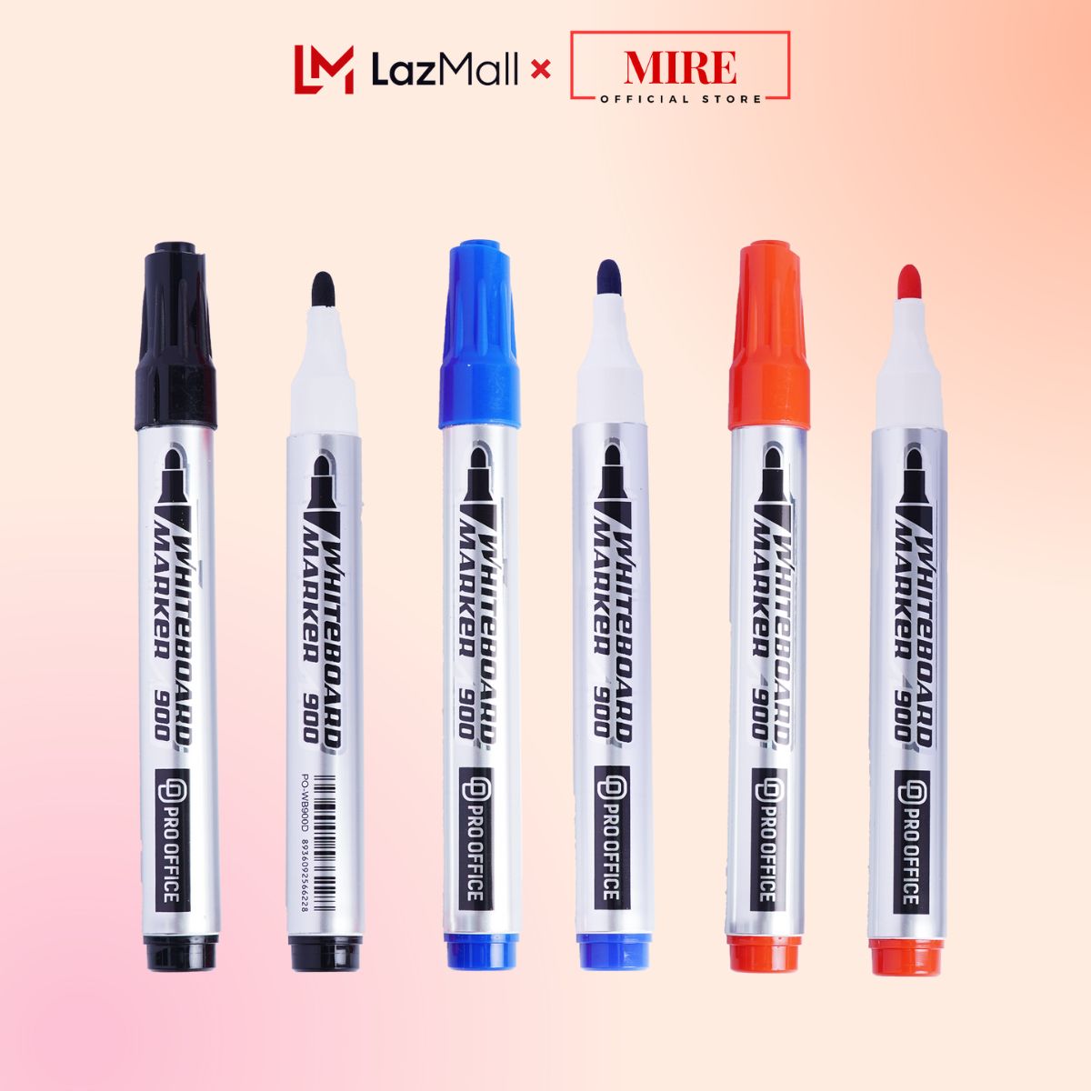 Bút Lông Bảng Pro-Office, Mực Đều, Mịn, Dễ Xoá WB900