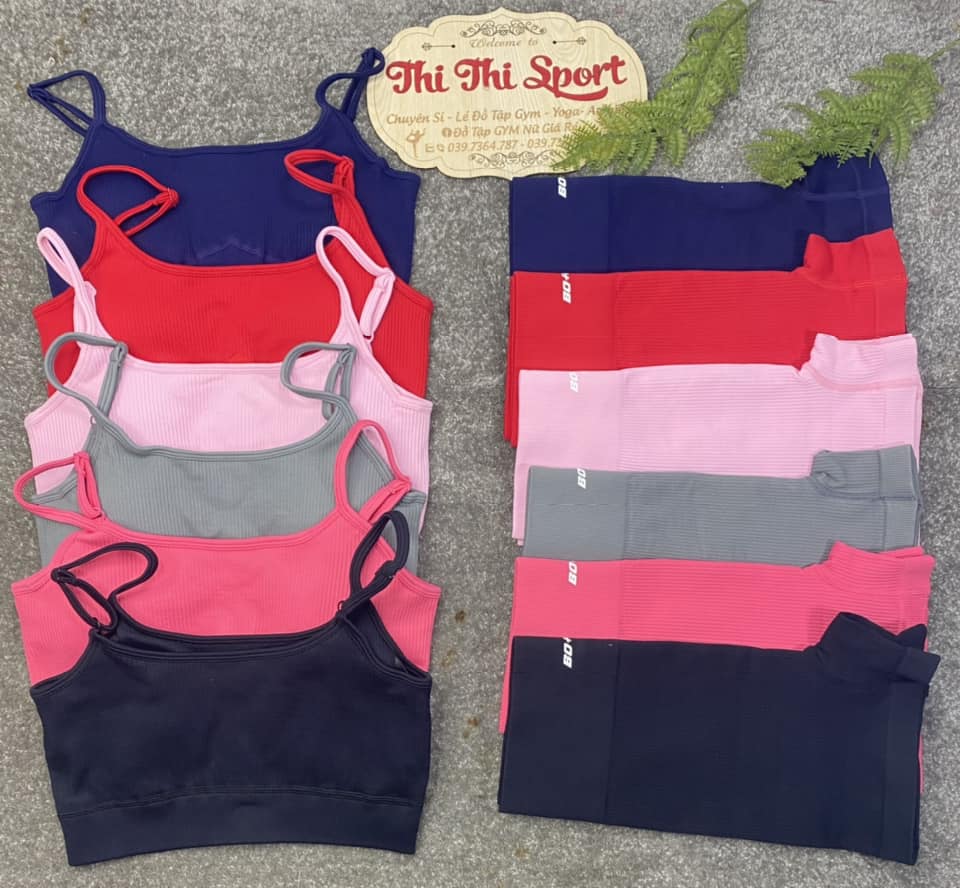 Set tập botee 2 dây chất thun dệt dày dặn co giãn tốt
