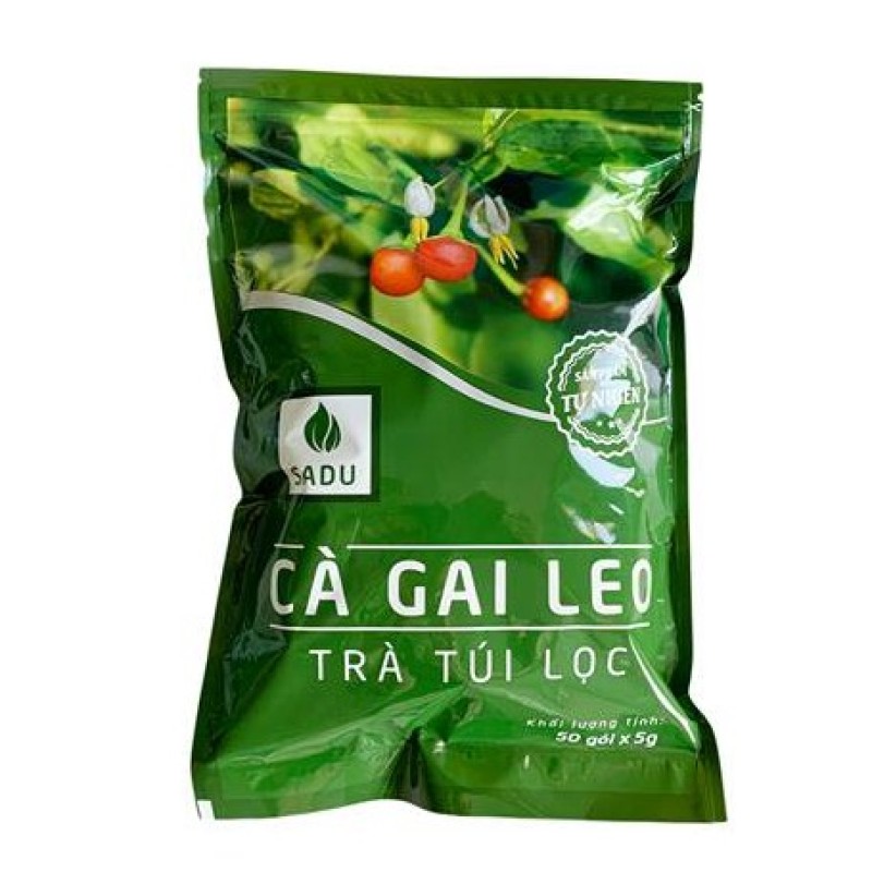 1 bịch Trà túi lọc cà gai leo 250g, sản phẩm tự nhiên 100%