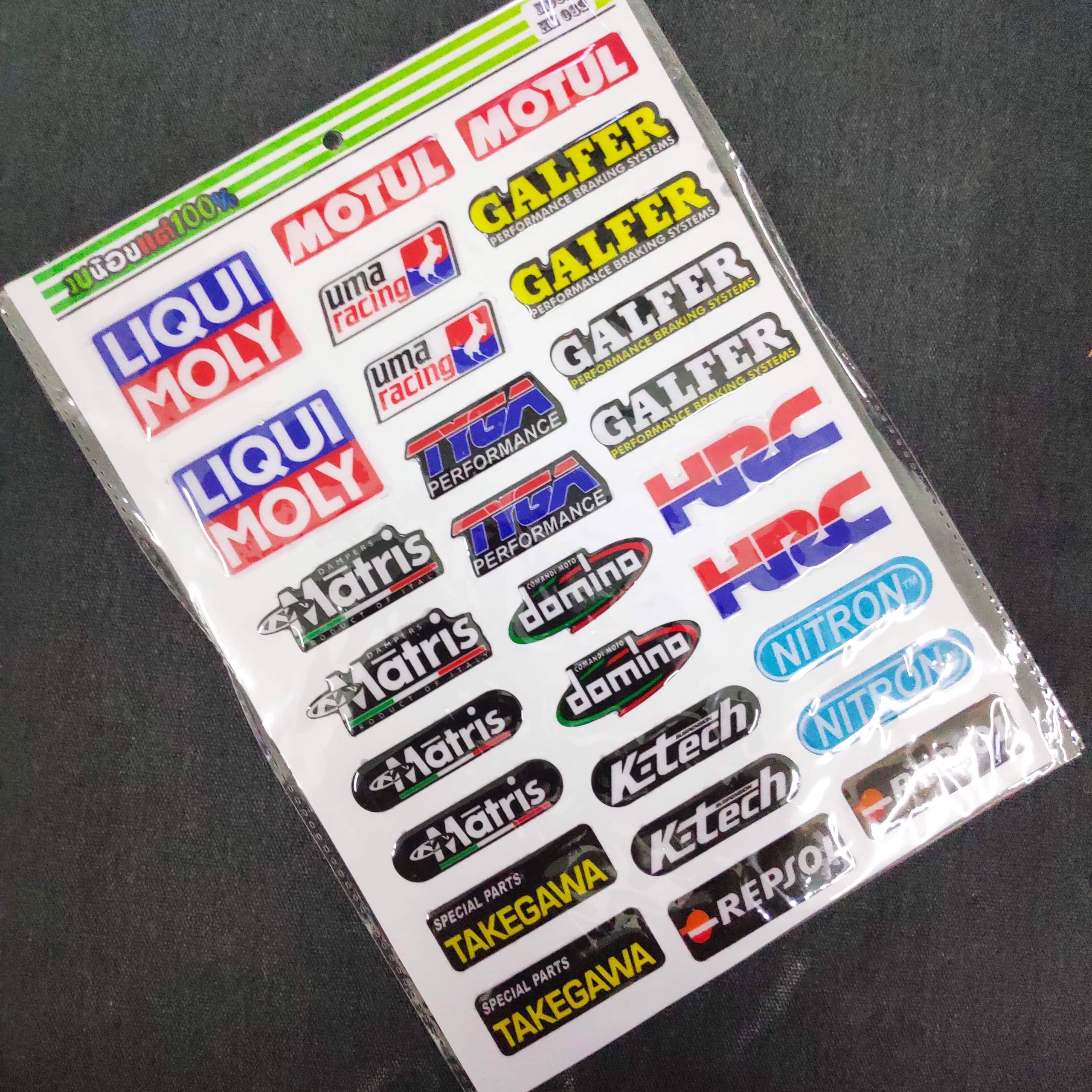 [MỌI NGƯỜI ƠI]Trọn bộ tem dán xe máy LOGO HUY HIỆU phũ nhựa nhiều STICKER cá tính (mẫu DOMINO)