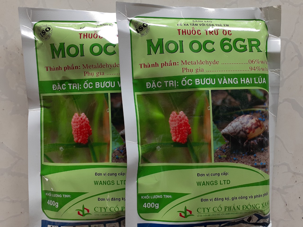 Thuốc trừ ốc MOI OC 6GR - Gói 400gr
