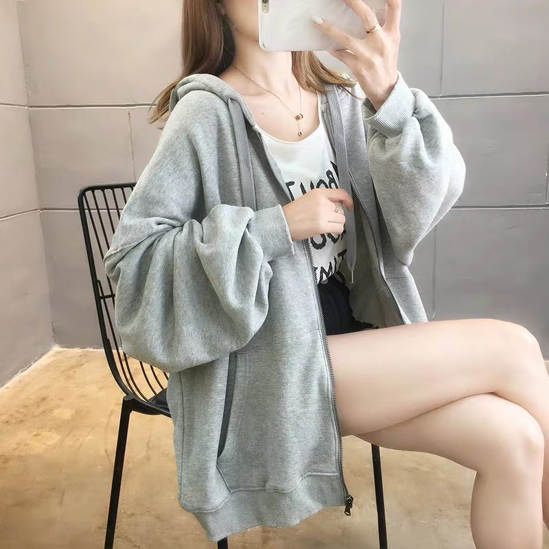 ÁO KHOÁC NỈ DÂY KÉO SIÊU XINH
