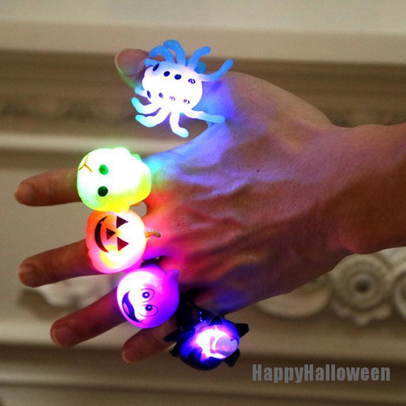 Nhẫn Có Đèn Phát Sáng Chủ Đề Halloween