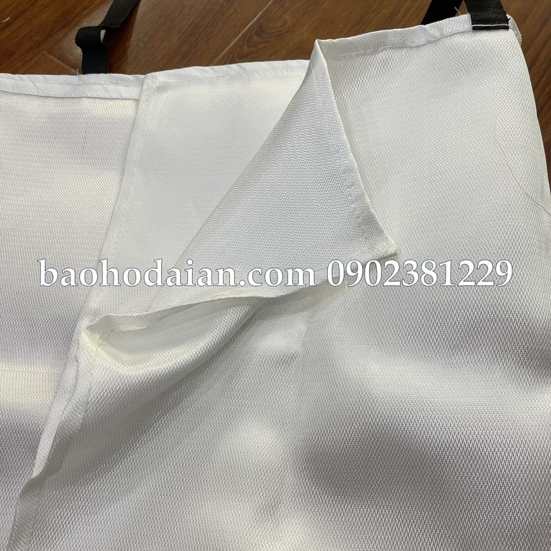 Thảm chống cháy, tấm chăn dập lửa, bạt chống cháy màu trắng