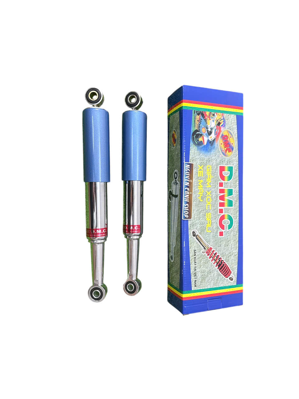 Cặp phuộc sau xe Cub 2-3 tầng LAEV DMC chính hãng