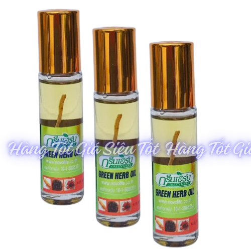 Dầu Sâm Green Herb Oil 8ml Dạng Lăn