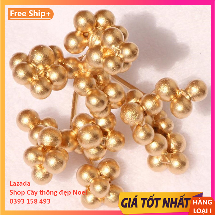 Set 3 chùm Cherry nhiều quả trang trí Noel giáng sinh, noel