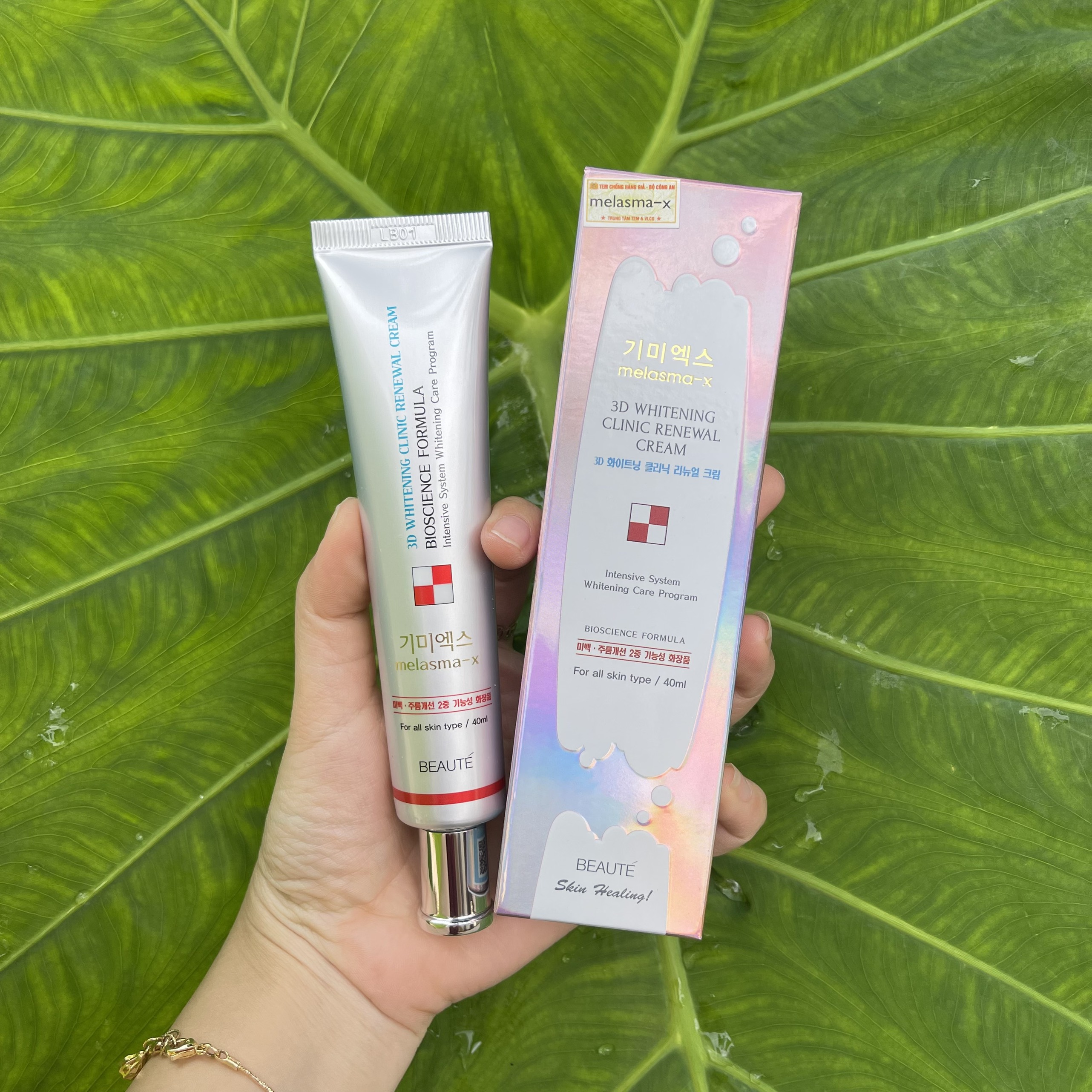 [Chính Hãng]  Kem Trị Nám, Tàn Nhang Melasma-X 3D Whitening Clinic (40ml)