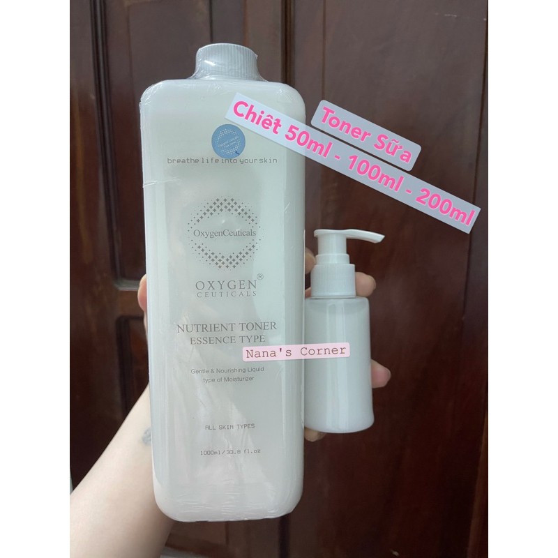 Toner Dạng Sữa Oxygen Ceuticals Nutrient