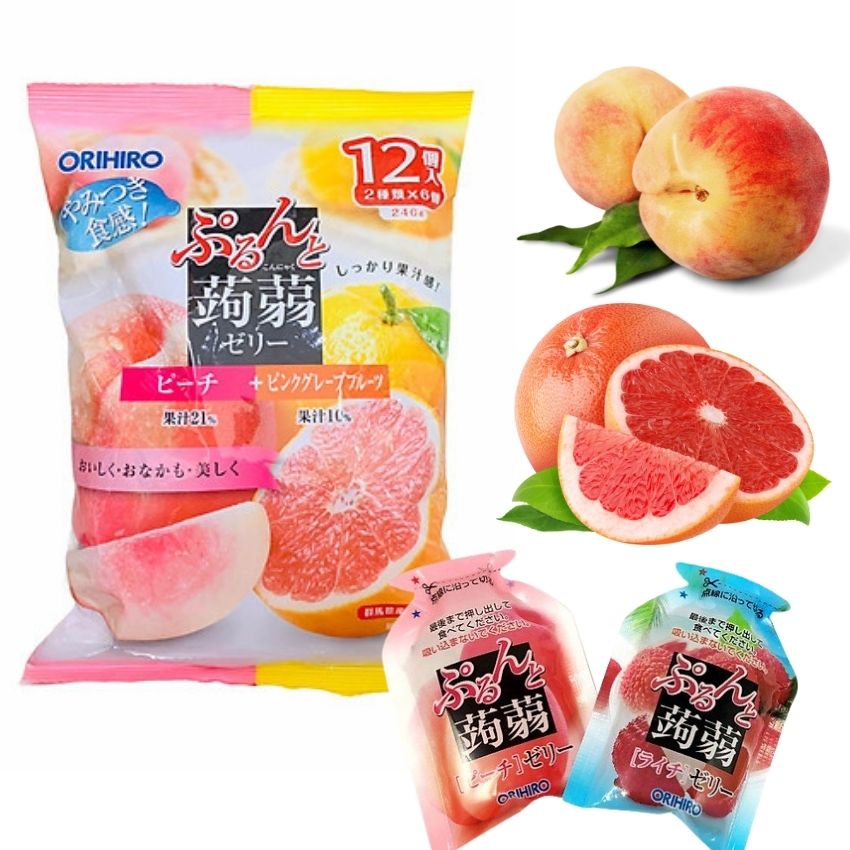 Thạch trái cây Orihiro Nhật Bản 240g