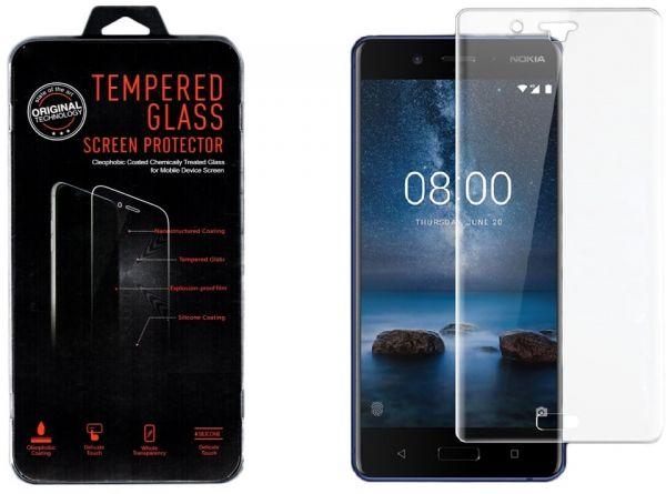 Kính cường lực trong suốt Nokia 8 (Kèm miếng lau)