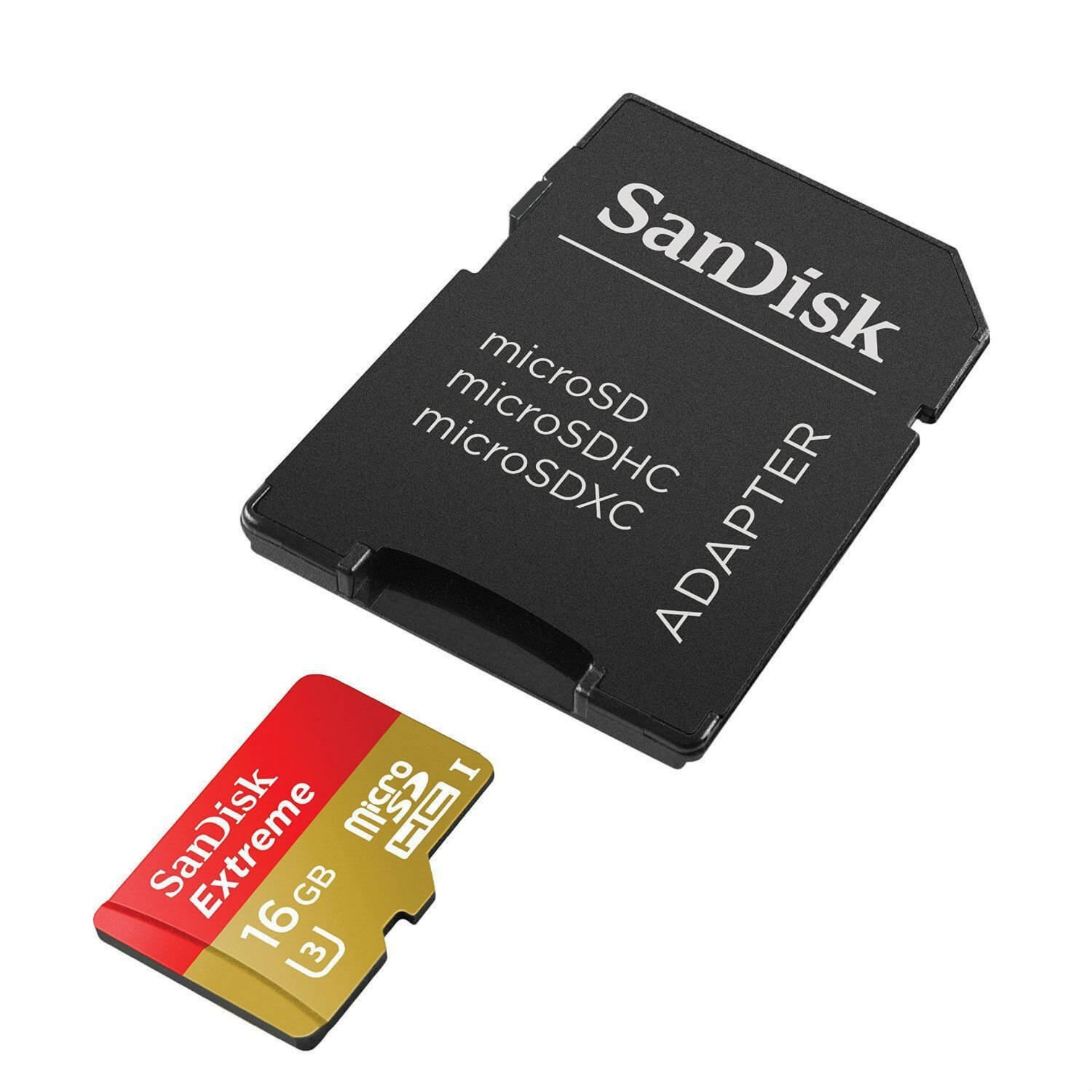 Thẻ nhớ microSDHC Sandisk Extreme 32GB 667X A1 V30 UHS-I U3 100MB/s (Vàng kim)