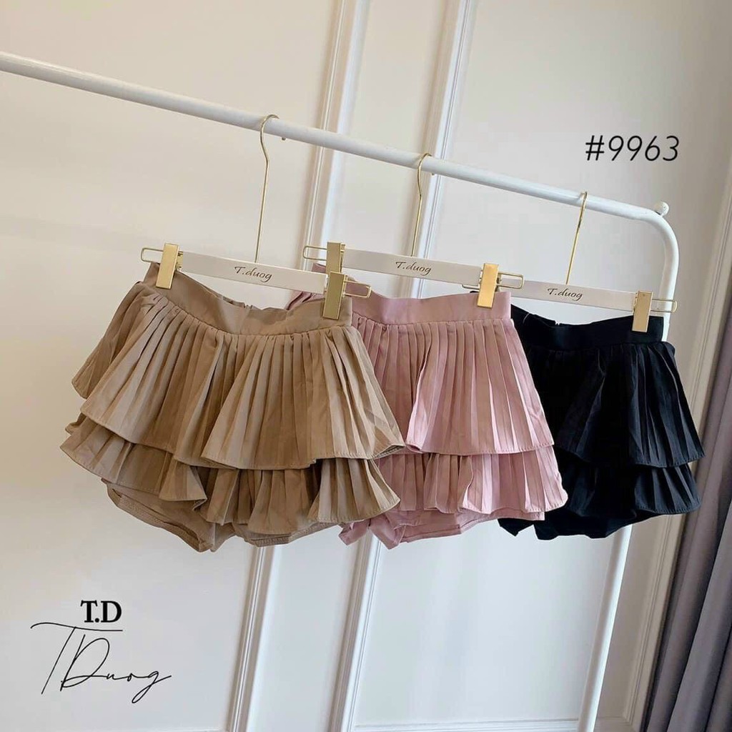 CHÂN VÁY 2 TẦNG PHỒNG XÒE NGẮN MIX GÌ CŨNG XINH