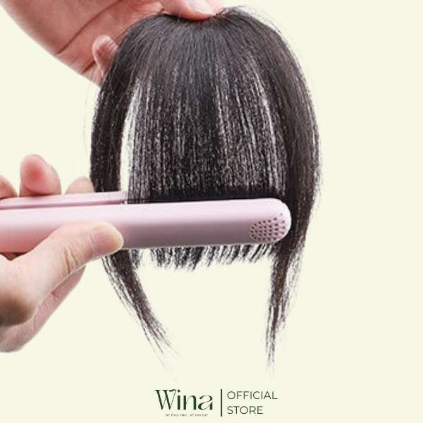 Mái Ngố Tóc Thật WINA Form Dày ( Có 2 Pát Không Pát ) MTD22