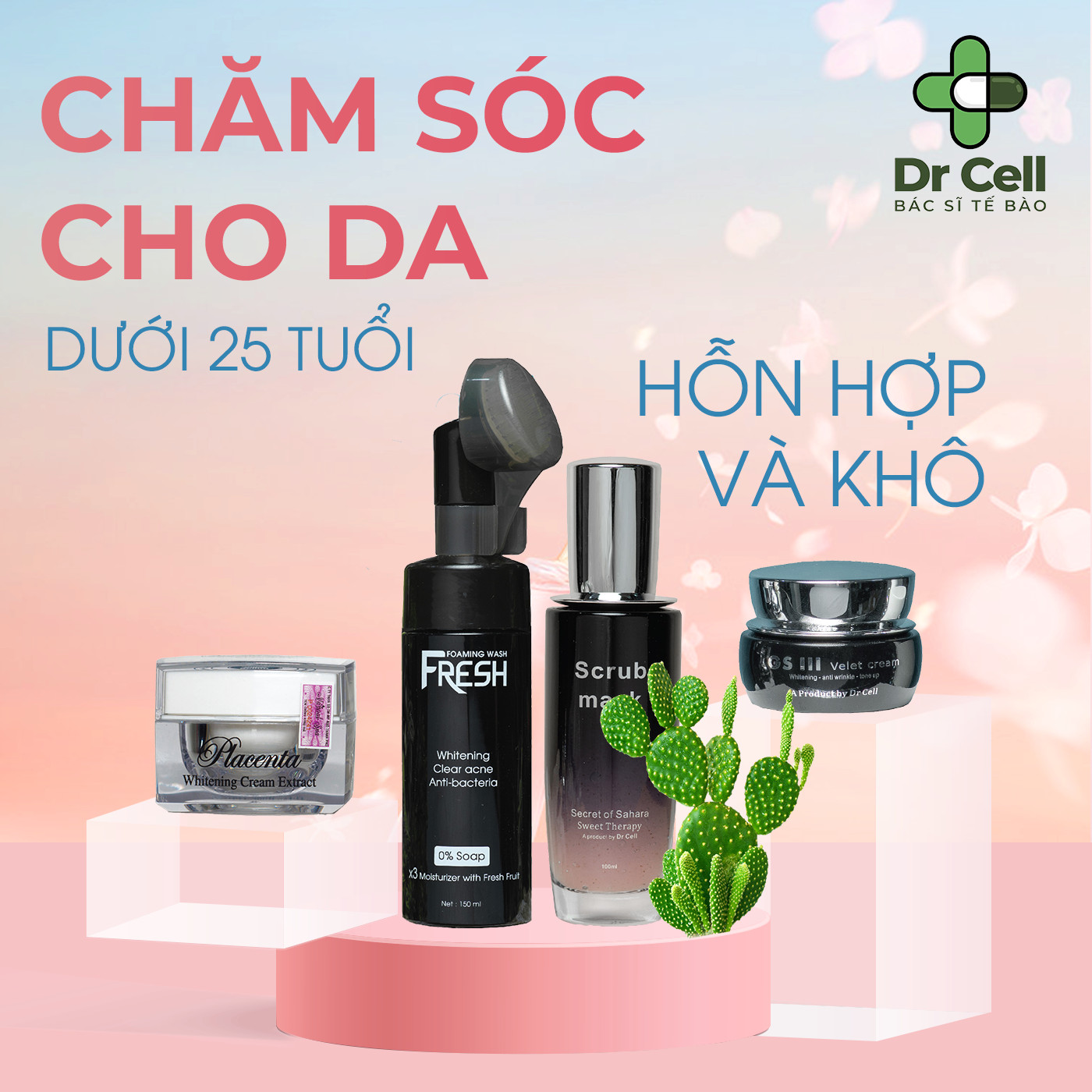 Dung Dịch vệ Sinh Phụ Nữ Dr Cell
