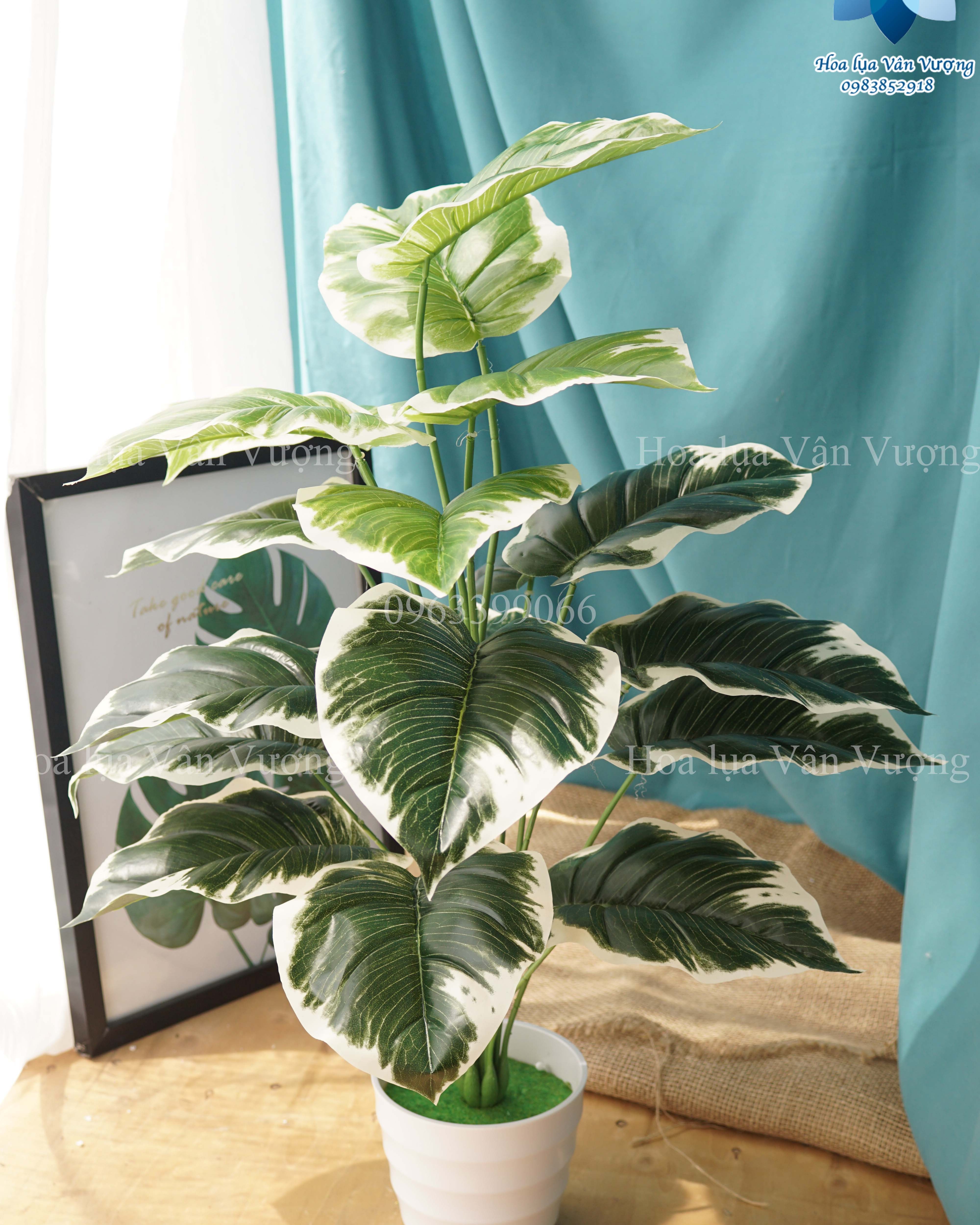 Cây Giả, Cây 18 Lá Cỡ To 70cm
