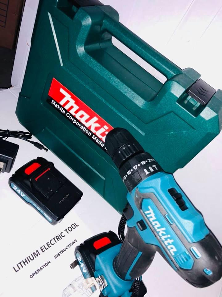 Máy Khoan Pin MAKITA 24v( có búa)