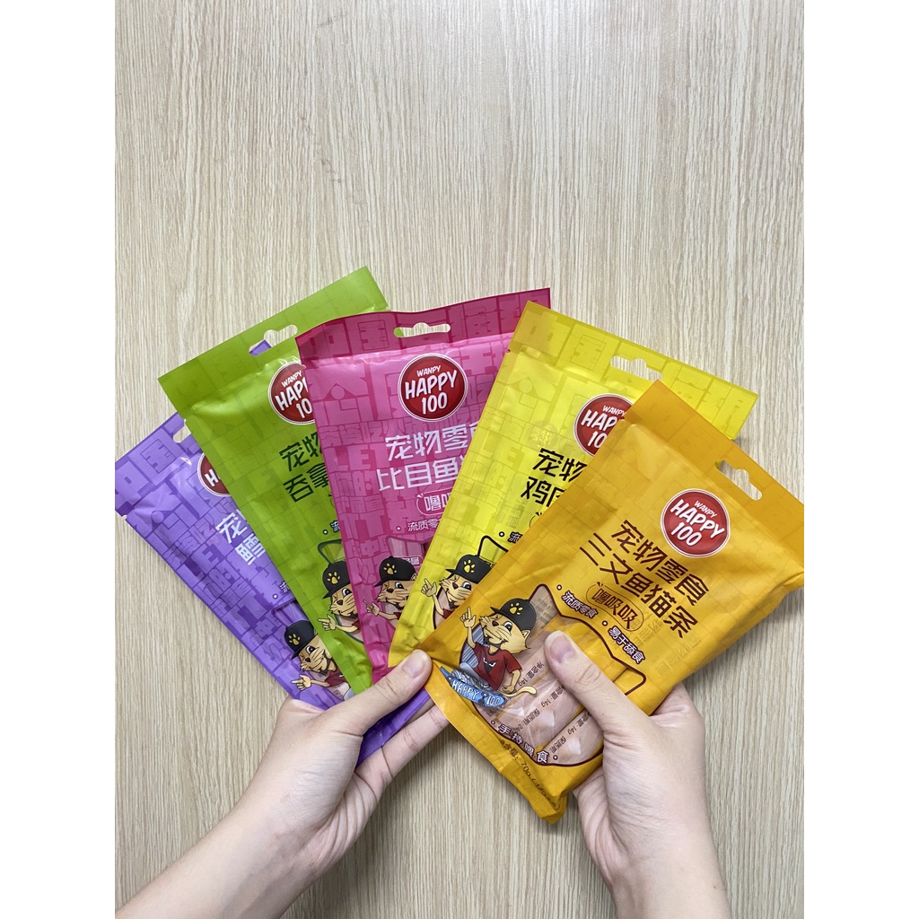 Pate Wanpy Happy100 Gói 70gr CHO CHÓ MÈO