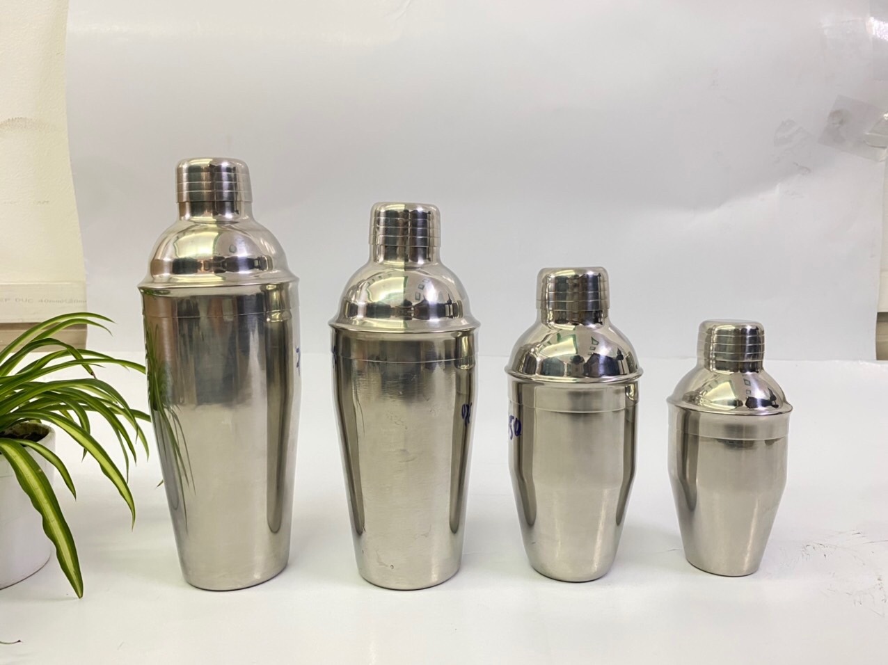 Bình pha chế trà sữa inox Shaker các size
