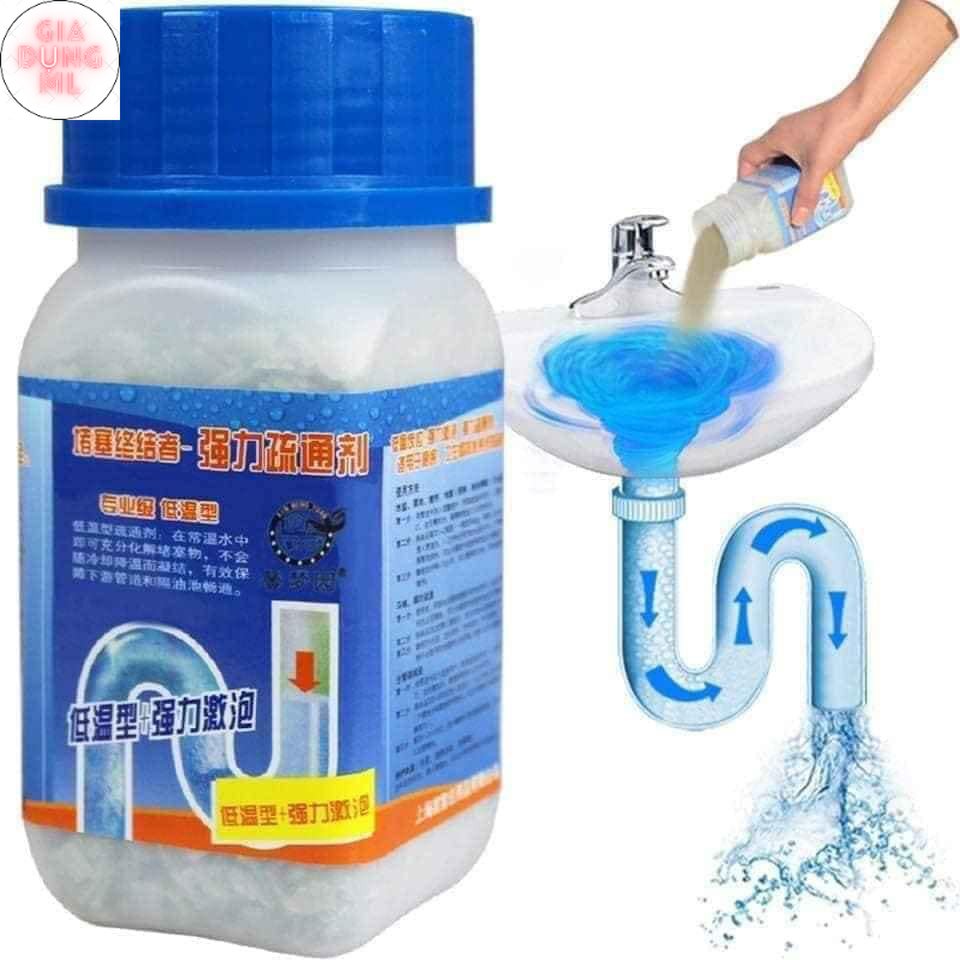 Lọ bột thông tắc cống bồn cầu thần thánh