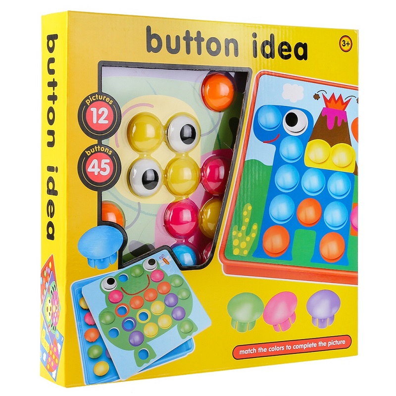 Bộ nút cài Button Idea giúp bé rèn luyện kỹ năng