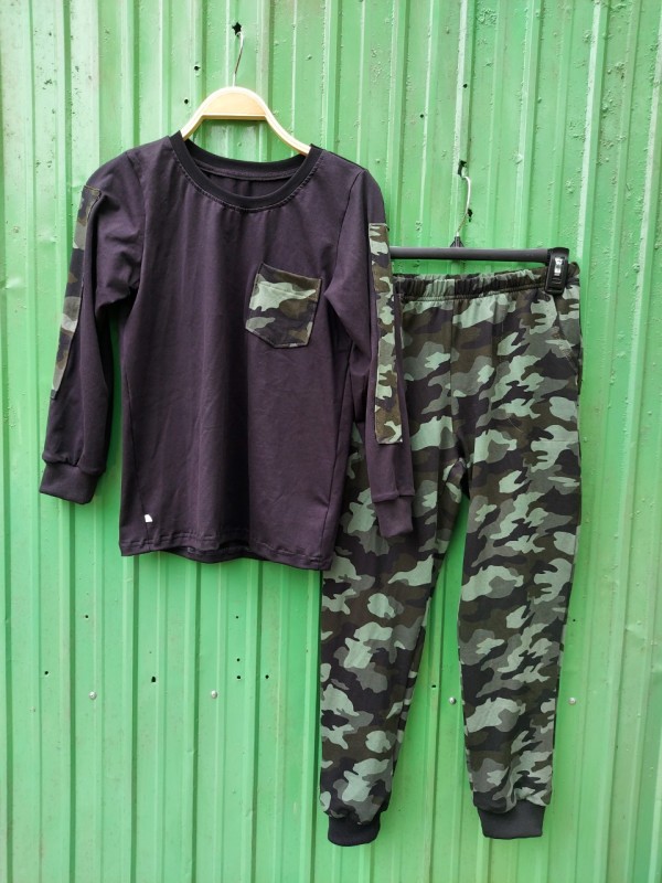 set bộ dài rằn ri 10-45kg(đen)
