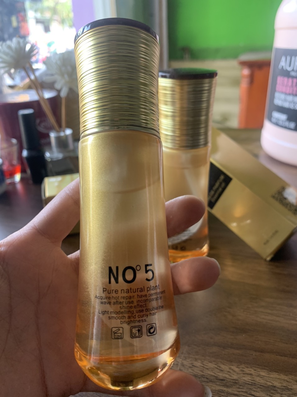 Tinh dầu dưỡng tóc L’UÔDAIS No 5 Noir 80ml