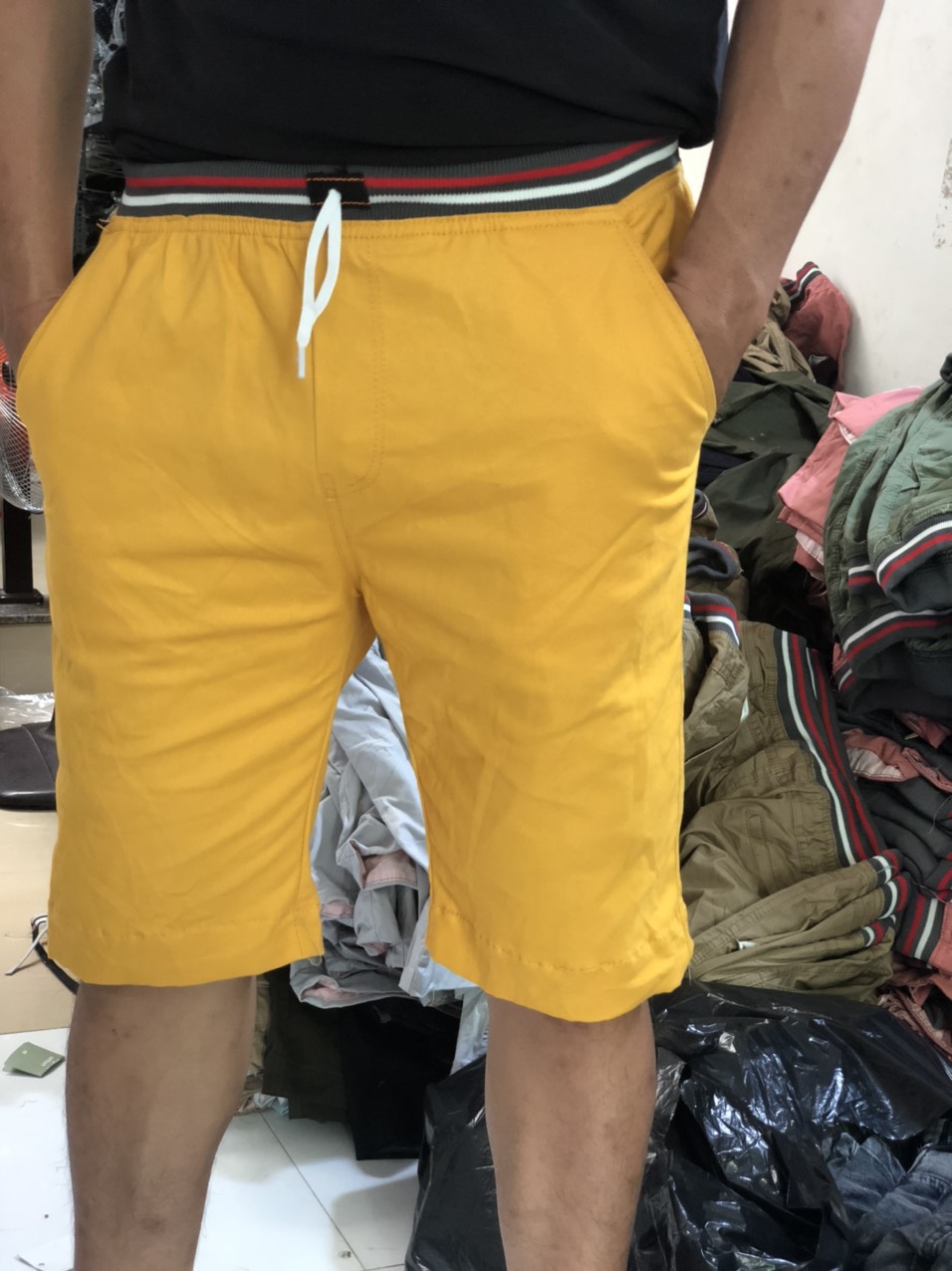 [HCM]Quần short kaki lưng thun cao cấp ht12