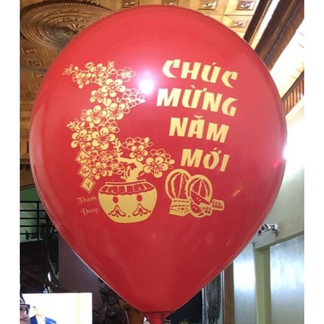 Bóng chúc mừng năm mới siêu to khổng lồ