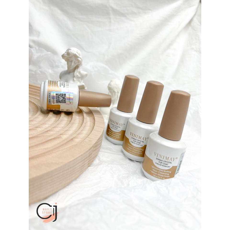 {CJ Nails Store} Sơn Top cường lực vinimay siêu bóng