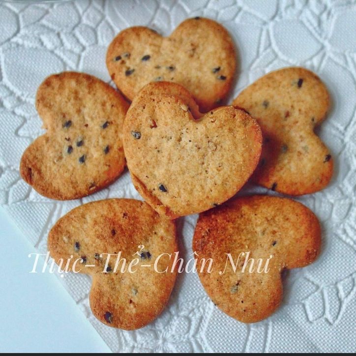 Bánh Nướng Gạo Lứt Hình Tim 400gr