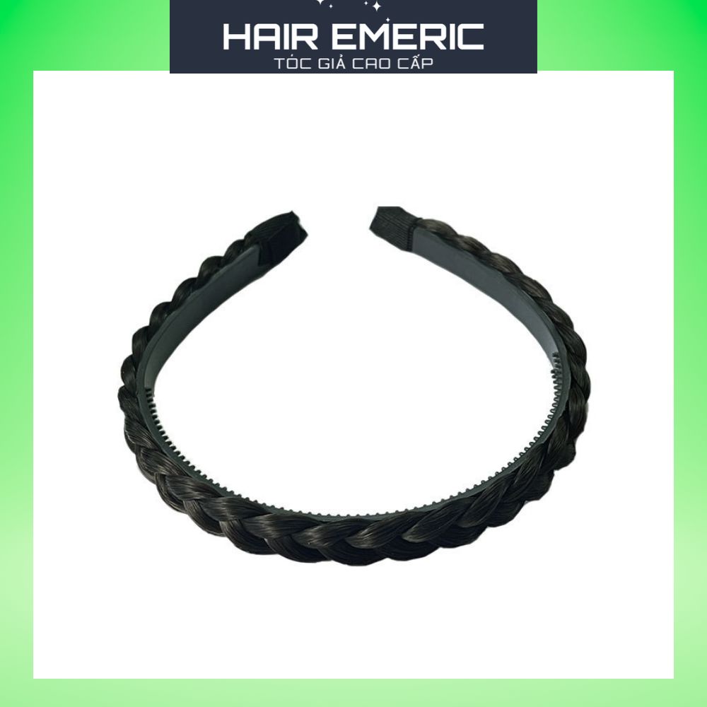 Bờm tóc giả, băng đô tóc giả cao cấp phong cách Hàn Quốc Emeric
