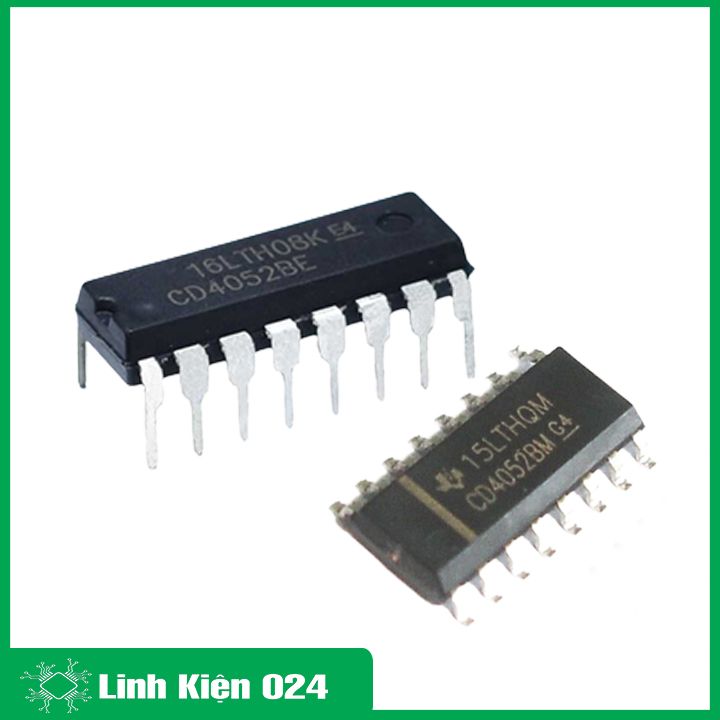 IC CD4052 DIP16/SOP16 4 kênh kép