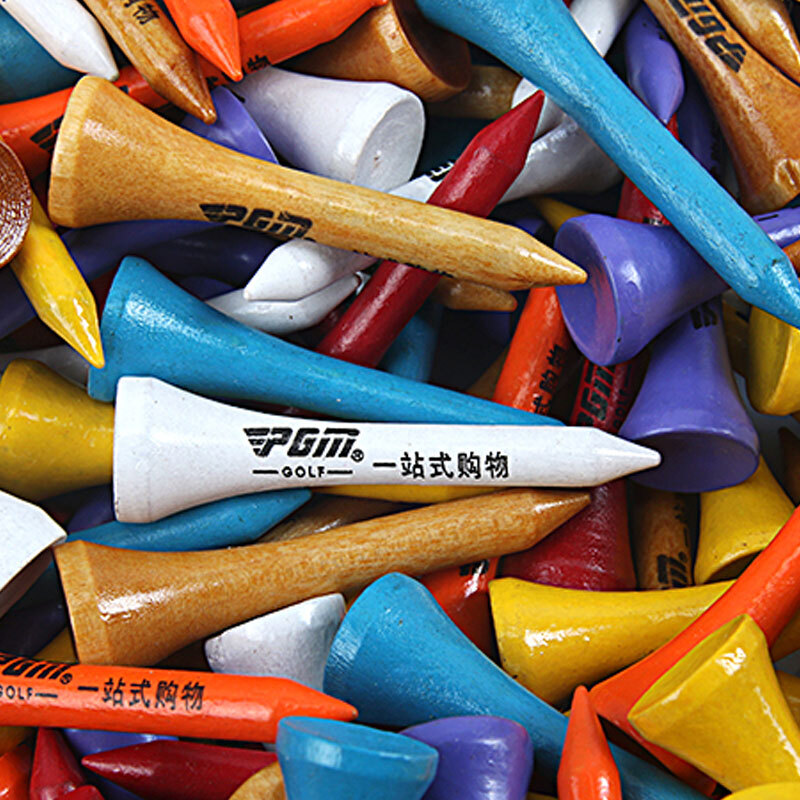 Tee Golf Bằng Gỗ Nhiều Màu - PGM QT003 (SET 10 TEE)