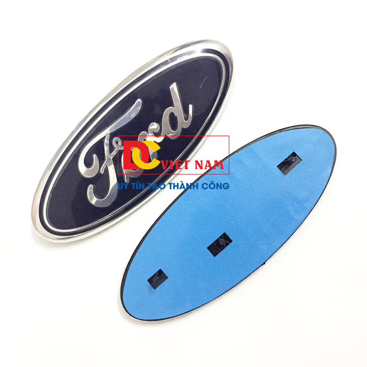 01 PCs 23cm * 9cm Ford Focus car emblem badge logo ft002 (blue)
