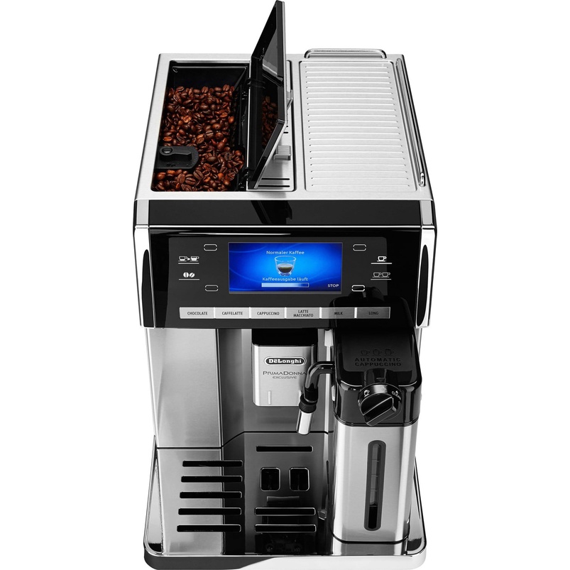 Máy Pha Cà Phê Tự Động Delonghi Primadonna Esam 6900, Delonghi Coffee Maker, Máy Pha Cafe, Cappuccino, Espresso, Made In Italy, Bảo Hành 12 Tháng