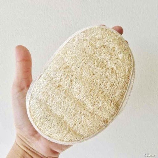 Combo 2 Bông tắm xơ mướp dùng tẩy tế bào chết, tạo bọt tốt, mềm mại