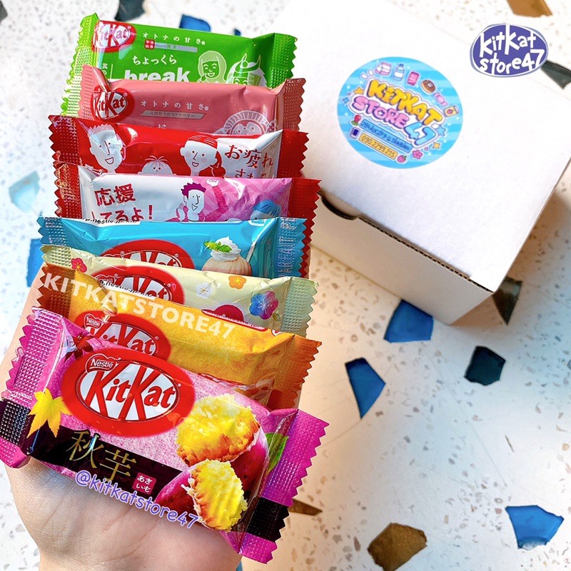 HỘP KITKAT BOX 10 VỊ SIÊU LẠ & NGON