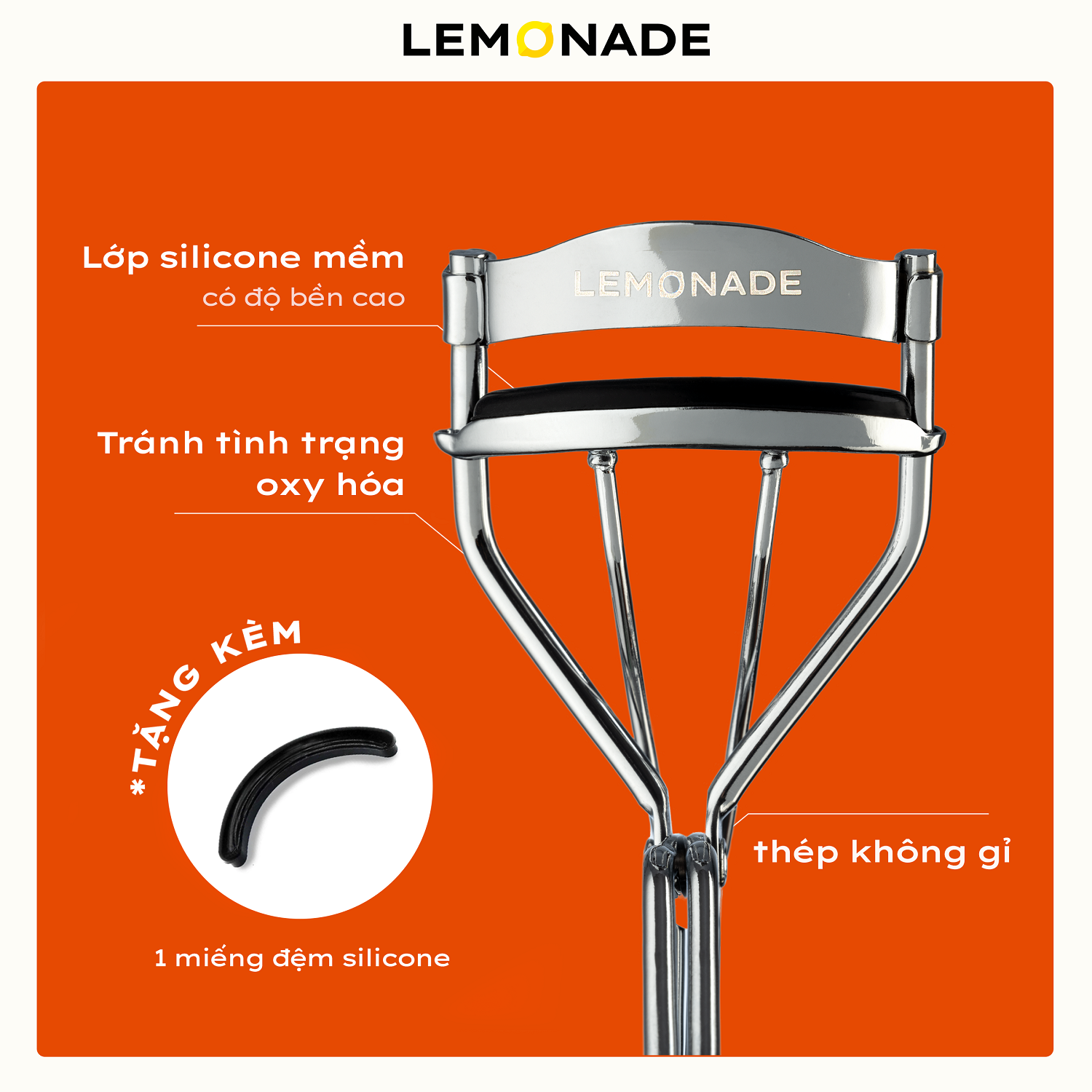 Kẹp mi chuyên nghiệp Lemonade Curler 22g
