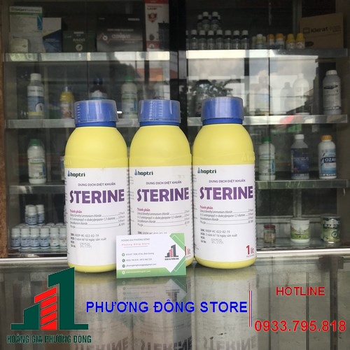 Dung dịch khử trùng chuyên dụng Sterine (Chai 1 lít)