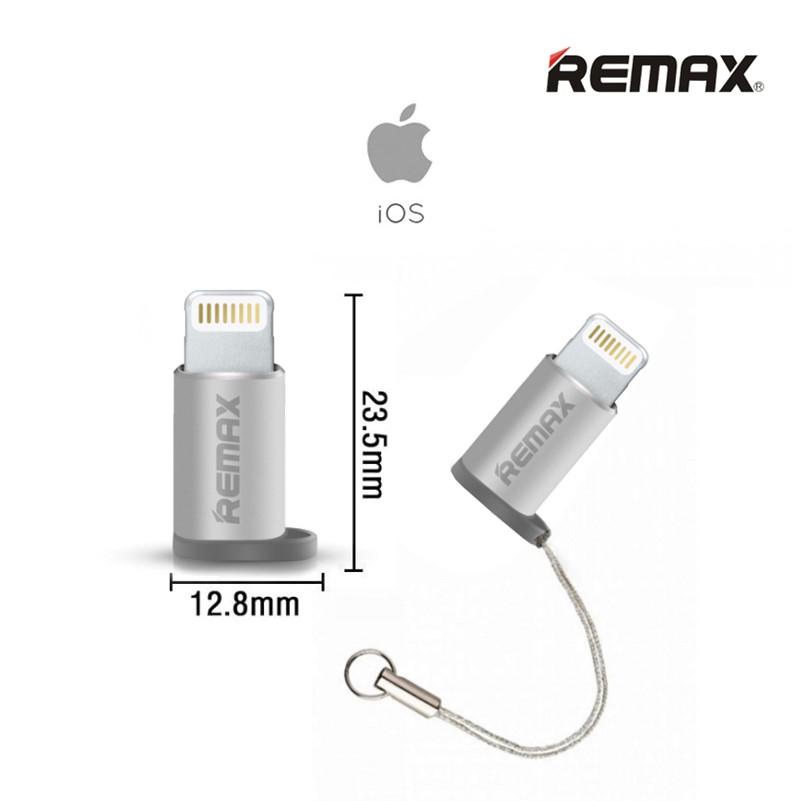 [HCM]Đầu chuyển đổi Cổng Micro USB sang cổng Lighning Remax RA-USB2