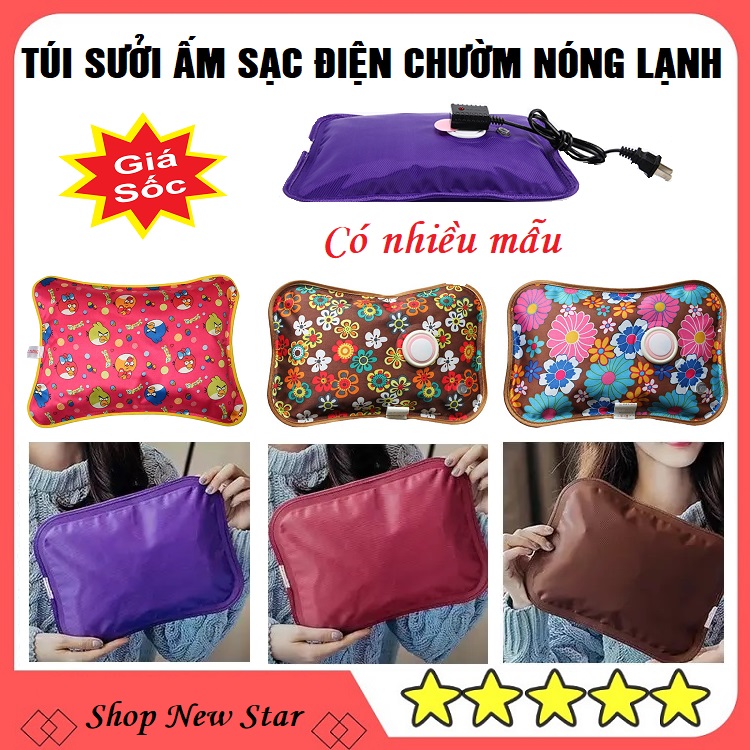 Túi giữ nhiệt chườm nóng lạnh sạc điện túi sưởi ấm tay chân bụng cở thể mua đông Tiện dụng hơn quạt sưởi máy sưởi ấm mùa đông