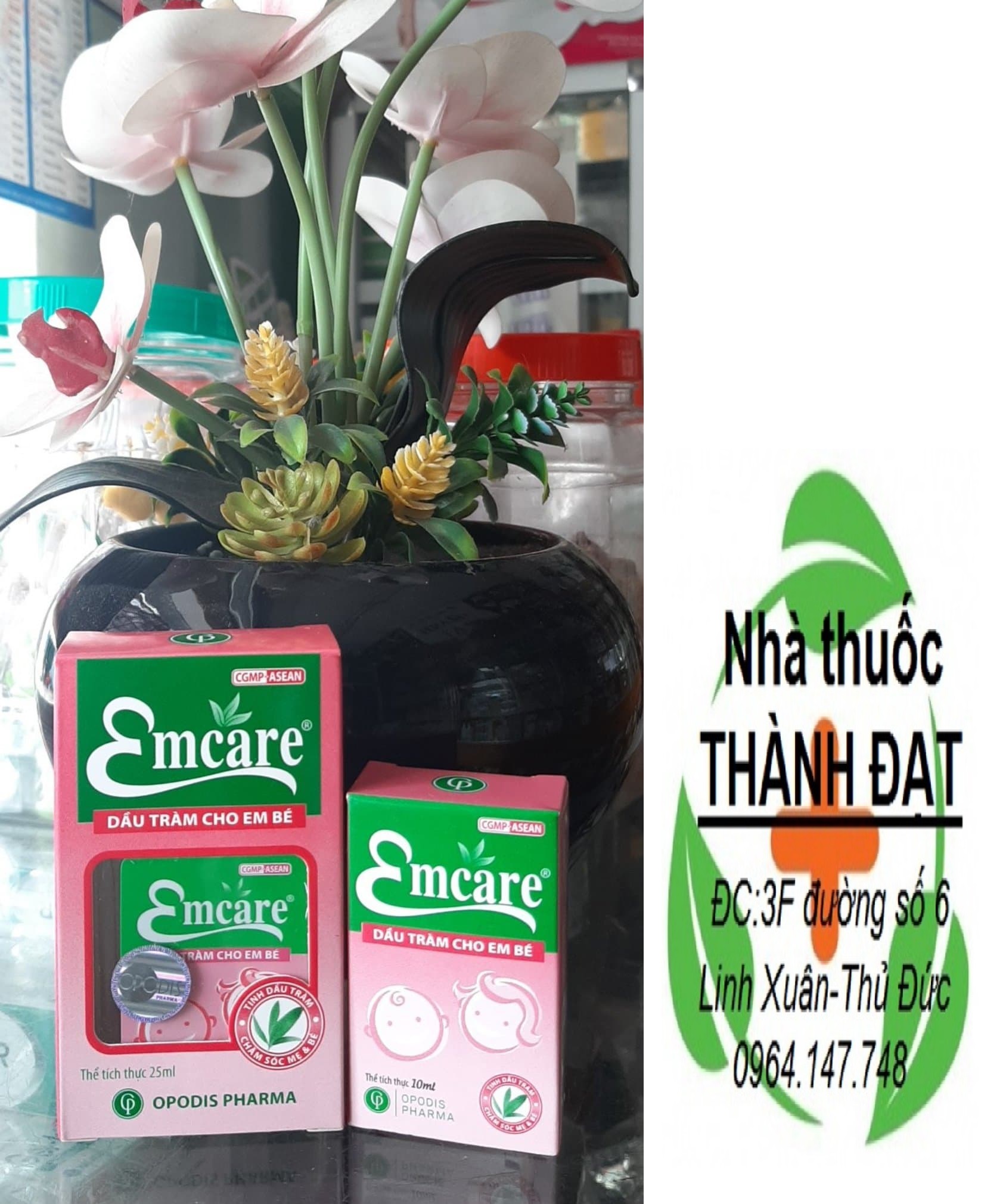 Dầu khuynh diệp cho bé Emcare 25ml/Em Care tràm